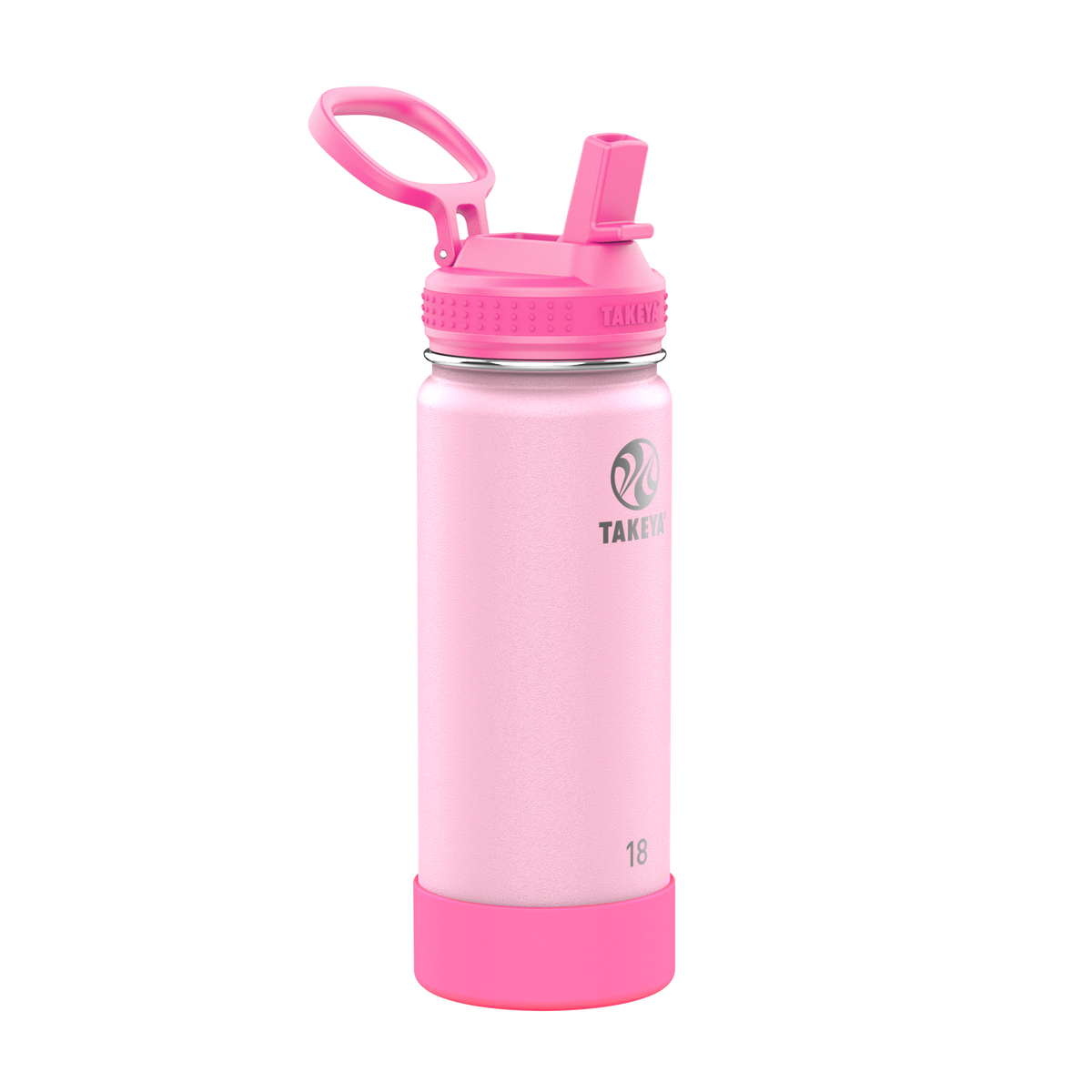 actives-kids-glow-in-the-dark-water-bottle-with-straw-lid-i4 51076-Actives-Kids-Straw-18-GID-SummerGlowPink-angle.png