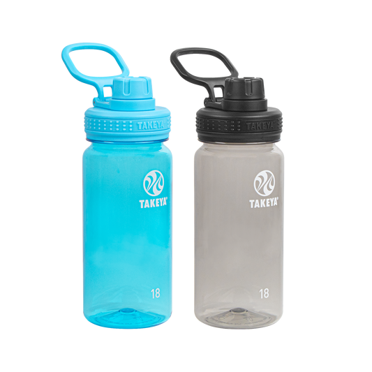 tritan-water-bottle-bundle-with-spout-lid-2-pack-c2 51476-Tritan-Spout-18-2pk-BreezyBlue-StormyBlack-Front_1.png