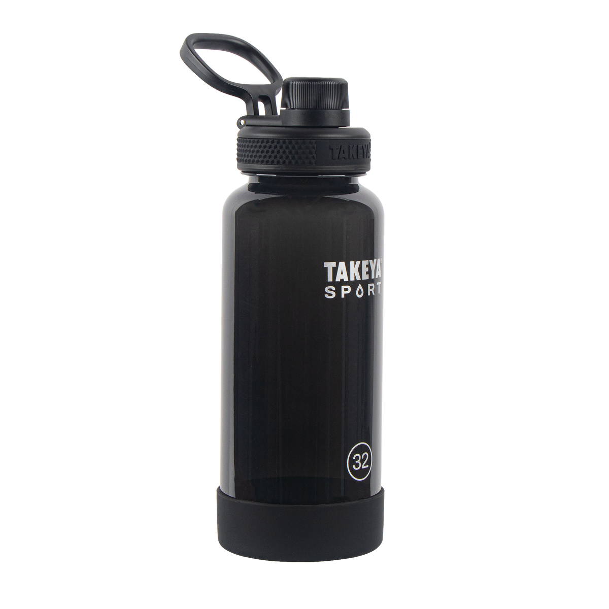tritan-sport-water-bottle-with-spout-lid-s8 51829-TKS-Tritan-Spout-32-GrandSlamBlack-frontangle.png