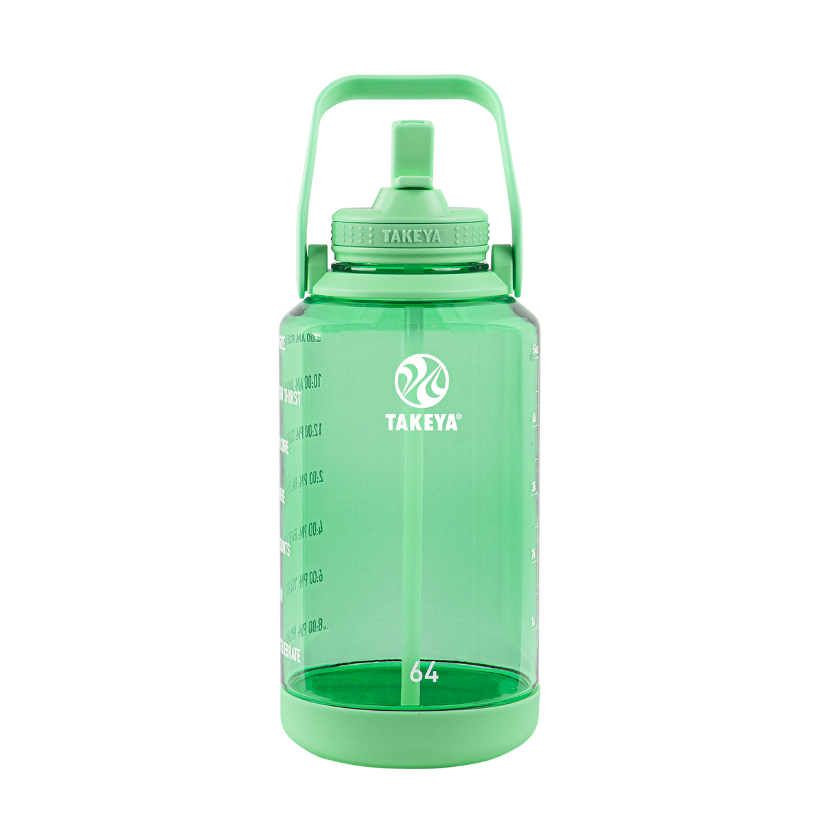 tritan-motivational-water-bottle-with-straw-lid-l6 54101-Tritan-Straw-Motivational-64-PistactioGreen-front.png