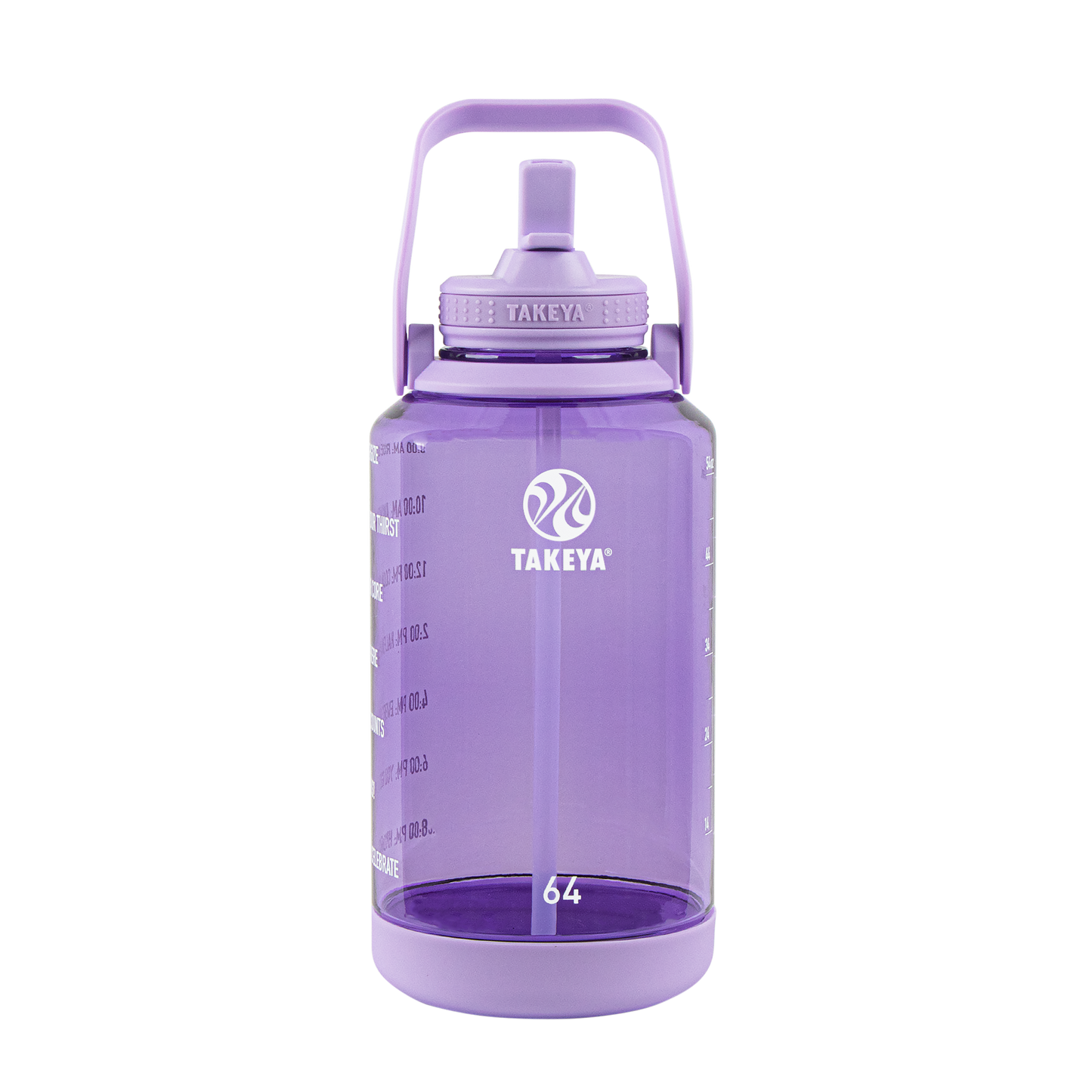 tritan-motivational-water-bottle-with-straw-lid-l6 54144-Tritan-Straw-Motivational-64-VivacityPurple-front.png
