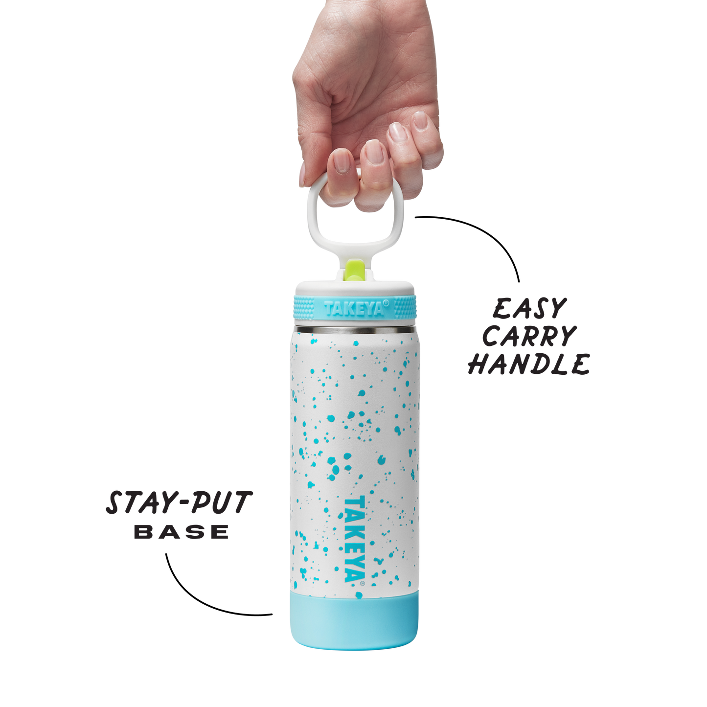glow-in-the-dark-sport-kids-water-bottle-confetti-with-straw-lid-z1 TKS_SP25_CoreKidsGIDConfetti_StwBtl_CloudGlow_18oz_51368_v3_sRGB-Callout.png